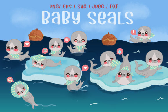 Baby Seal Clipart: Adorable Digital Art for Creative Projects