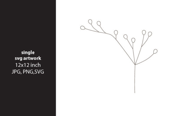 Boho Hand Drawn Leaves: Creative Design Elements