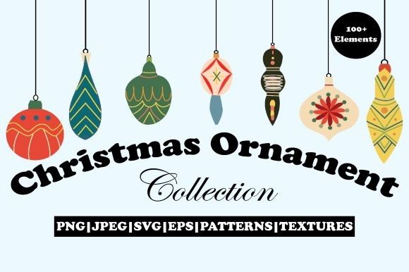 Christmas Ornament Collection: A Versatile Resource for Creative Projects