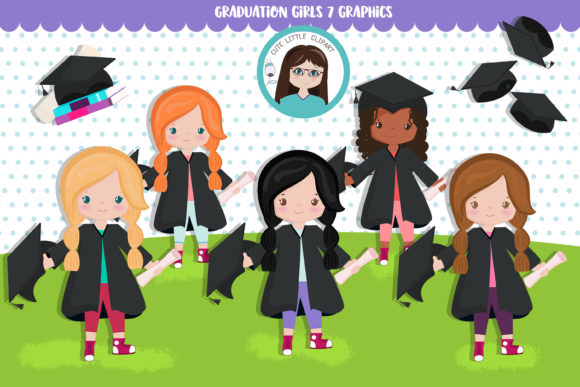 Graduation Girls: Creative Digital Assets