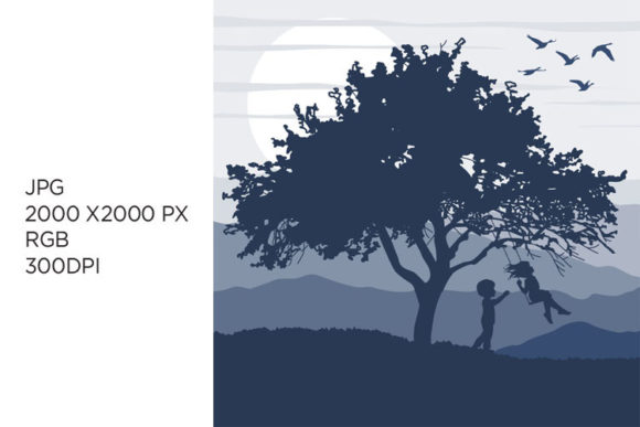 KIDS SWING TREE: A Playful Font for Creative Projects