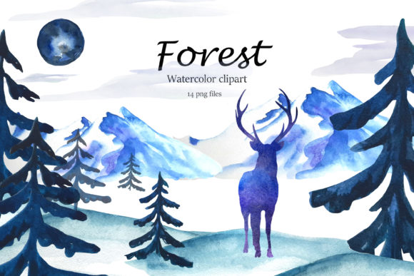 Pine Clipart, Winter Trees, Winter: A Versatile Resource for Creative Projects