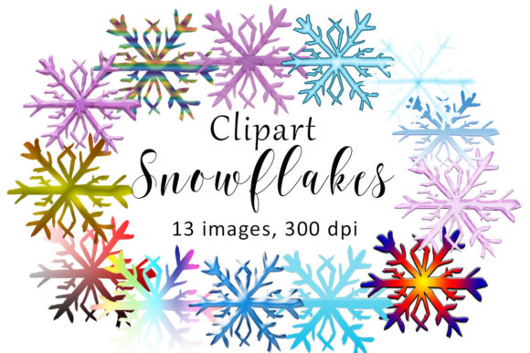 Snowflakes Clipart: A Versatile Design Resource