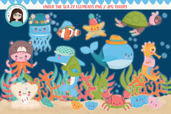 Under the Sea Cute Animals