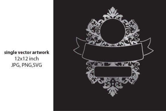Vintage Damask Frame: Timeless Elegance for Creative Projects